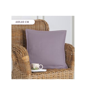 Örgü Desenli Pike Yastık Kılıfı 40x40 ( 1 Adet )