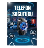 Mobil Cihaz Uyumlu Telefon Soğutucu Fan Radyatör USB Bağlantılı Kompakt Soğutma Aksesuarı