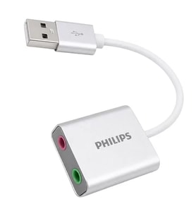 Swr1656Y/93 Usb Harici Stereo Ses Kartı Dönüştürücü Adaptör 3.5Mm Mikrofon Hoparlör Çıkışlı
