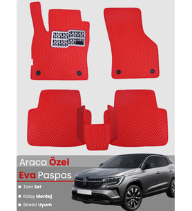 RENAULT AUSTRAL (2022-2025) Uyumlu EVA Paspas Tam Set–Araca Özel,Oto Paspas