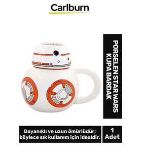 Özel Tasarım Dekoratif Şık Hediyelik Porselen Star Wars Kupa Bardak 13*14 Cm