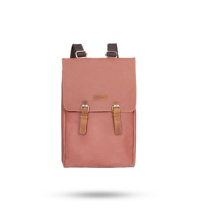 Design 02 15.6 Inch Kanvas - Hakiki Deri Laptop Sırt Çantası