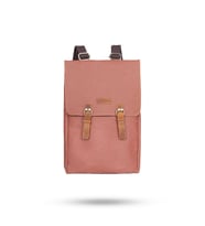 Design 02 15.6 Inch Kanvas - Hakiki Deri Laptop Sırt Çantası