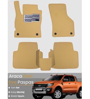 FORD RANGER (2012-2021) Uyumlu EVA Paspas Tam Set–Araca Özel,Su Geçirmez,Kolay Montaj