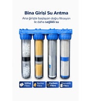 Apartman Girişi Koku, Çamur, Tortu ve Yüksek Kireç Önleyici Su Arıtma Cihazı