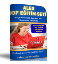 ALES Hazırlık Eğitim Seti (700 Sayfalık PDF Kitap + Görüntülü Dersler)