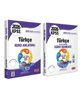 Data Yayınları 2026 KPSS Türkçe Konu ve Soru Bankası Seti 2 Kitap