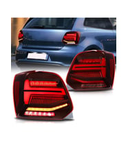 volkswagen polo 6r Q2 dizayn kırmızı kayar sinyal led stop