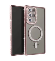 S25 Joke Simli Magneticsafe - Pembe
