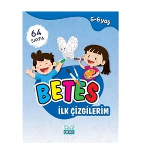 TALAS ÇOCUK YAYINLARI OKUL ÖNCESİ 5-6 YAŞ, BETES İLK ÇİZGİLERİM