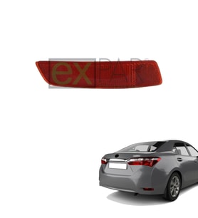 TOYOTA COROLLA ARKA TAMPON REFLEKTÖRÜ SAĞ TARAF 2014 - 2017 MODEL COROLLA ARKA KEDİ GÖZÜ