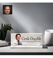 Profesör Temalı Masaüstü Taş İsimlik - Fotoğraflı