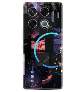 Infinix GT 20 Pro Kılıf Boutique Baskılı Resimli Ay Pattern Pcode -030