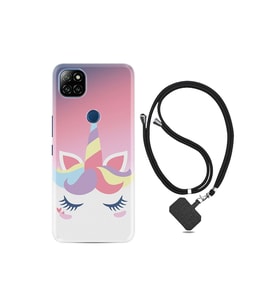 Casper Via E30 Kılıf Ipli Boyun Askılı Desenli Silikon Sweety Unicorn 1737