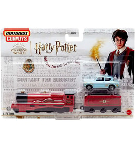Matchbox Convoys Harry Potter Hogwarts Express & Train Tender \ 1962 Ford Anglia (1/64)