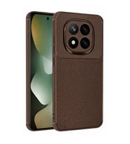 15 5G Auto Focus Karbon Kapak - Kahverengi