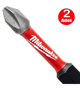 Milwaukee Bits Yıldız Uç Vidalama Matkap Ucu Ph2 x 50mm -2 Adet