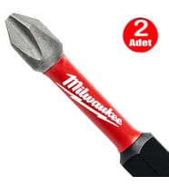 Milwaukee Bits Yıldız Uç Vidalama Matkap Ucu Ph2 x 50mm -2 Adet