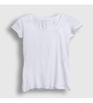 Presmono Kadın Beyaz Düz Baskısız T-Shirt 59261tt