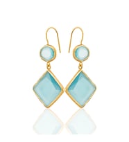 Kadir Jewellery 22 Ayar Altın Kaplama Kadın Sallantılı Küpe -El İşçiliği Ve Hipoalerjenik Küpe
