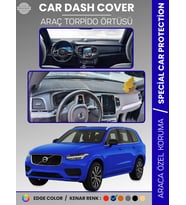 VOLVO XC90 TORPİDO ÖRTÜSÜ (2015-2024) Torpido Örtüsü Panel Halısı Torpido Koruma Tam Uyum UV Koruma
