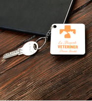 Kişiye Özel Veteriner Tasarımlı Anahtarlık