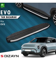 S-Dizayn Kia EV3 Evo Krom Yan Basamak 183 Cm 2025 Üzeri A+ Kalite