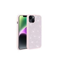 Apple iPhone 13 Uyumlu Kılıf Parlak Taşlı Tasarım Zore Ston Kapak (Pembe)