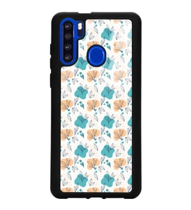 Reeder P13 Blue Max Uyumlu Minik Yapraklar Tasarımlı Glossy Telefon Kılıfı