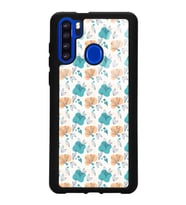 Reeder P13 Blue Max Uyumlu Minik Yapraklar Tasarımlı Glossy Telefon Kılıfı