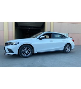 Honda Civic FE1 Cam Rüzgarlığı Krom 4 lü Set 2021-2023