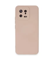 Xiaomi Mi 13 Kılıf Nano İçi Kadife Silikon - Pudra