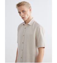 LC WAIKIKI Bej Regular Fit Poplin Erkek Gömlek