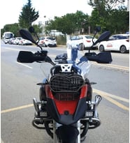 MOTOCAM BmwR 1200 GS Ön Cam 2004-2012 Model 40cm Şeffaf Renkli 4mm KISA