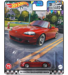 Hot Wheels Premium Boulevard '04 Mazda Mazdaspeed Miata Hkf22