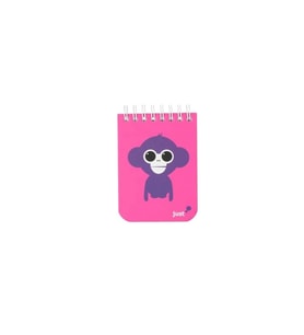 DEFFTER JUST SPRİRALLİ  SERT KAPAK BLOKNOT A7 (7.5x10cm) ÇİZGİSİZ (DÜZ) DEFTER 80 YP.- MONKEY