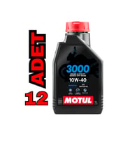 Motul 3000 10w-40 4t 1 Litre X 12 Adet Motosiklet Motor Yağı - 12 Litre