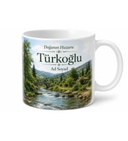 Türkoğlu Doğa Güzellikleri Maraş Hatırası Çay Kupası Hediye Bardak