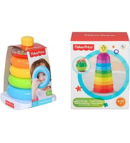 Fisher Price Renkli Halkalar Ve Numaralı Kaplar Eğlenceli Oyuncak Seti