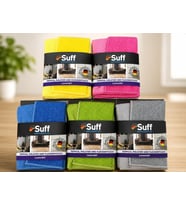 Suff Lavendel Lavanta Mikrofiber Temizlik Bezi 40x40 cm – Süper Emici, Leke ve İz Bırakmaz, Halı Koltuk Temizlik Bezi – Karma Renk