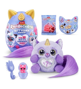 Rainbocorns Kittycorn S3 Sürpriz Paket Fluffles Peluş Oyuncak, Slime, Süpriz Yum