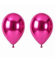 Fuşya Renk Lateks krom Balon (45 cm) - 2 Adet