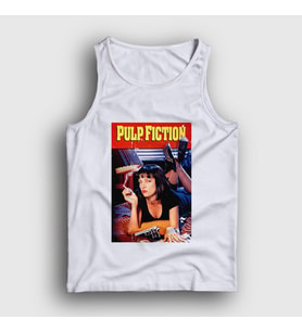Presmono Unisex Beyaz Mia Film Pulp Fiction Atlet 248743tt (Beyaz)