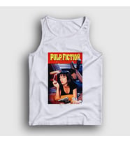 Presmono Unisex Beyaz Mia Film Pulp Fiction Atlet 248743tt (Beyaz)