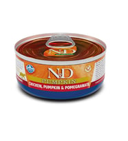 ND Balkabaklı Tavuk Ve Narlı Kedi Konservesi 70 Gr (Turuncu)