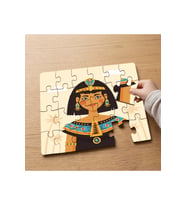 Kraliçe Kleopatra - Antik Mısır Tasarımlı 24 Parça Ahşap Çocuk Puzzle MPK0660