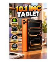 10.1 İnç Android Tablet – Stereo Hoparlörlü Multimedya ve Ofis Kullanımı