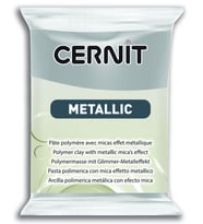 Cernit Metallic Polimer Kil 56 gr 080 SILVER 