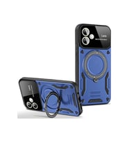 Durukar® Samsung Galaxy A06 Kılıf Joy Lens Standlı Kapak - Lacivert