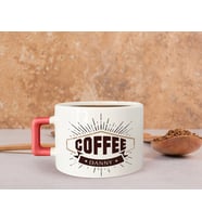 BK Gift Kişiye Özel İsimli Pembe Kulplu Çay & Kahve Fincanı-26, Arkadaşa Hediye, Sevgiliye Hediye